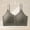 🔥 Green, variant on YYV No Underwire Front Open Bras for Women Push up Bra No Underwire Front-Closure Beautiful Back Sports Bra Solid Color Elastic Straps Wireless Support Breathable Front Clip U Back Design