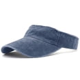 thumbnail image 2 of Bpyeka Men's Vintage Washed Cotton Sun Visor, Adjustable Casual Sports Empty Top Baseball Cap, One Size, 2 of 5