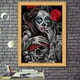 thumbnail image 4 of Pintura de diamantes 5D DIY, bordado de calavera y niña, punto de cruz, mosaico, imagen de diamantes de imitación, regalo de Halloween, 4 of 4