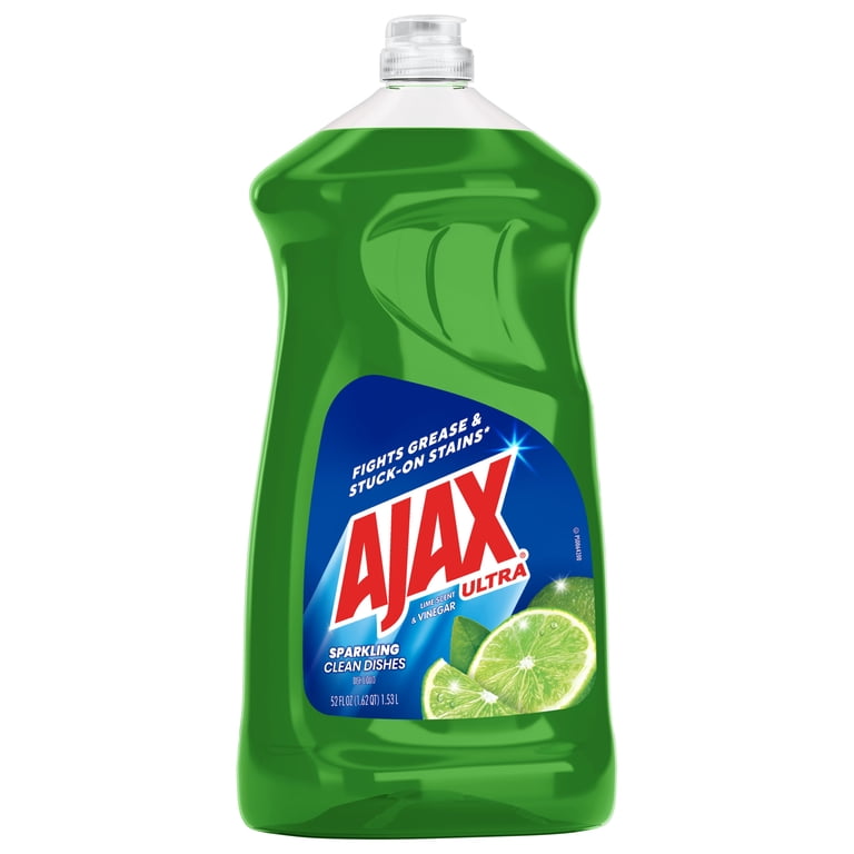 Ajax Ultra Dish Soap Lime Scent and Vinegar, 52 fl oz - Walmart.com