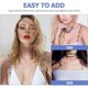thumbnail image 4 of 1 Pair Rhinestone Bra Straps Non-slip Rose Bra Strap Holders Underwear Straps (Color variation exists), 4 of 4