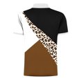 thumbnail image 3 of Chemise Décontractée à Manches Courtes Imprimée pour Hommes, T-Shirt Léger à Fermeture Éclair avec Col Rabattu pour la Maison et Usage Quotidien, 3 of 5