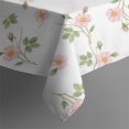 thumbnail image 5 of Pioneer Flower Floral Print Pattern Square Tablecloth, Waterproof Wipeable Spillproof Washable Table Cover for Home Kitchen Party Decor, 42"x42", 5 of 6