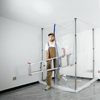 ZipWall® A Perfect Paint Booth - ZipWall Dust Barrier System