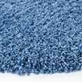 thumbnail image 4 of Safavieh Evolution Rothesay Solid Shag Area Rug, Blue, 6'7" x 6'7" Round, 4 of 11