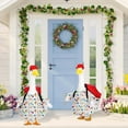 thumbnail image 6 of Back to School Goose Outfit 23" Porch Goose Statue Clothes with School Bag Hat First Day of School Porch Garden Pencil Decoration for Indoor Outdoor Garden Yard Patio Lawn, 6 of 6