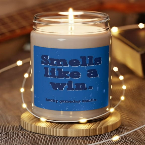 Smells Like a Creighton Win Scented Candle, Blue Jays Candle