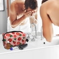 thumbnail image 5 of Goofa Tomatoes Printed Toiletry Bag with Handle,Large Capacity Travel Makeup Cosmetic Bag for Women, Carry on Airport Airline Compliant Bag, 5 of 9