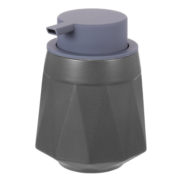 Dispensador de Jabón Espumoso Uxcell 13.5oz Gris Oscuro Cerámico Bomba de Jabón Espumoso para el Hogar