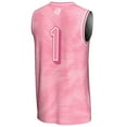 thumbnail image 3 of Unisex GameDay Greats #1 Pink Memphis Tigers Lightweight Basketball Fashion Jersey, 3 of 4