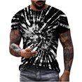 thumbnail image 2 of EQWLJWE Men's Graphic T-Shirt Men's Unisex Daily T Shirt 3D Print Graphic Print Tie-dye Print Short Sleeve Tops Casual Blouse, 2 of 5