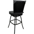 thumbnail image 2 of Outdoor or Indoor Extra Tall 34" Bar Stool Ofir without Arms - Dark Gray-Black, 2 of 8