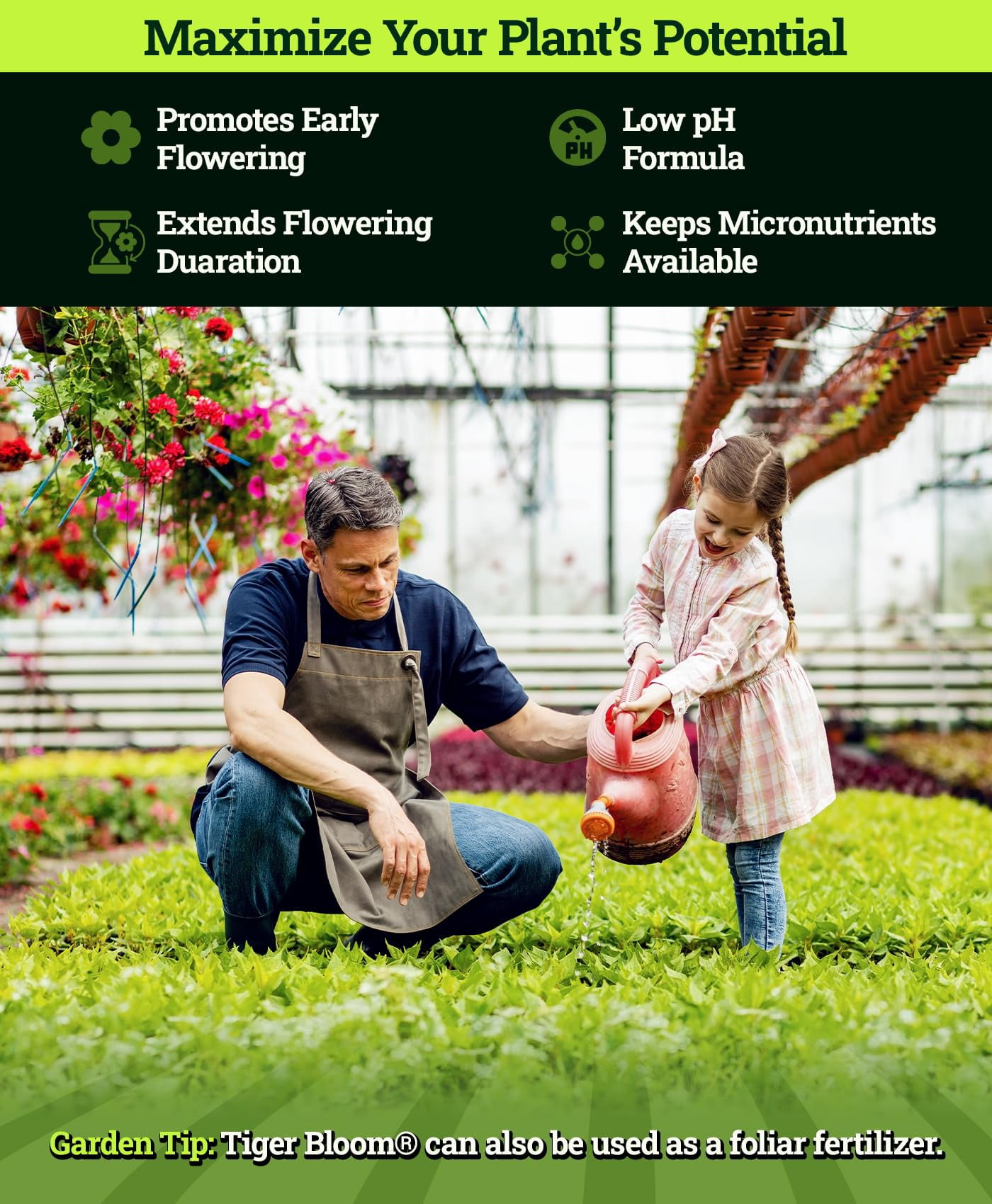 FoxFarm Tiger Bloom Fertilizer with Extra Strength Blossom Builder, 10.3 lbs.