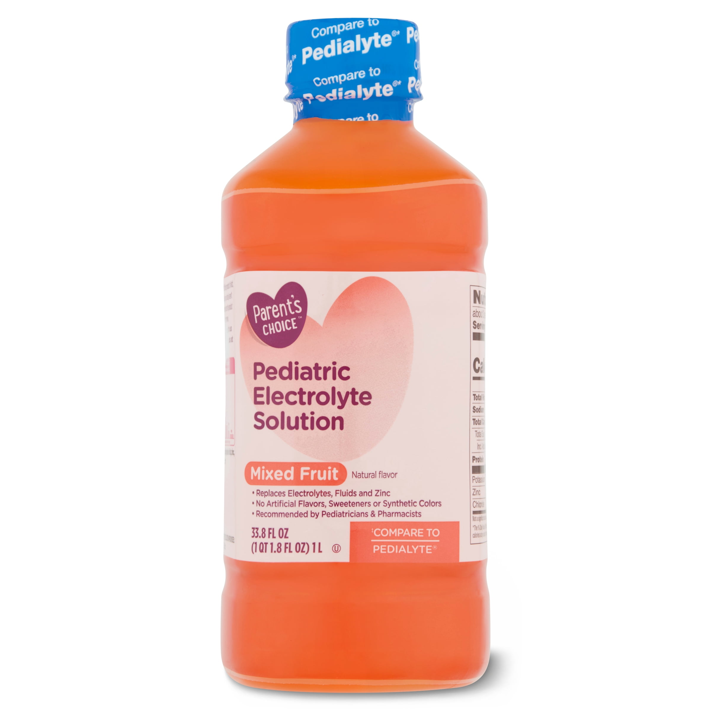Parent's Choice Electrolyte Solution, Mixed Fruit, 33.8 fl oz Bottle