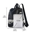 thumbnail image 3 of FORMRS Women's Travel Backpack Purse Anti-Theft Hidden Pockets Casual Shoulder Bag, Sitting on The Moon, 3 of 7
