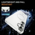 thumbnail image 6 of ELEHOLD Clear Case for Samsung Galaxy A15, Shockproof Anti-Yellowing Magnetic Phone Case,Ultra Slim Anti-Scratch Hard Back Cover,Clear, 6 of 7