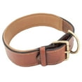 thumbnail image 5 of Genuine Real Leather Padded Dog Collar 1.5" Width Heavy Duty for Medium and Large Pet sz XL (Neck 19" - 23"), 5 of 6