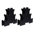 thumbnail image 4 of OULII 2 Pcs Racks à Haltères ABS Noir pour Rangement de Salle D\'entraînement Physique pour Amateurs, 4 of 8