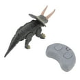 thumbnail image 2 of Dinosaurio de juguete RC de simulación, triceratops de juguete con control remoto, patas para caminar, ojos brillantes y boca que se abre para niños y niñas., 2 of 14