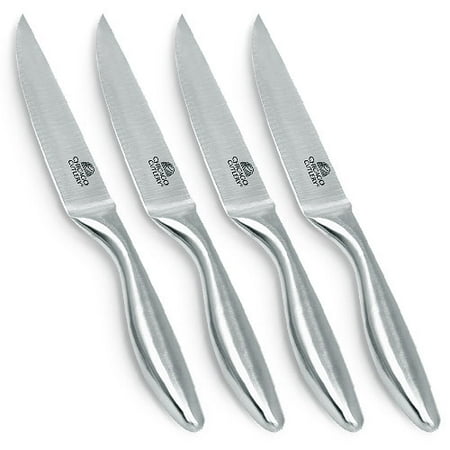 Chicago Cutlery 4-Piece Forged Stainless Steel Steak Knife Set, Forum Collection