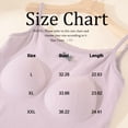 thumbnail image 4 of Tank Tops for Women Built in Bra Backless Basic Double Lined Summer Spaghetti Strap Sleeveless Cami Workout Shirts with Molded Cups and Adjustable Straps Beige L, 4 of 8