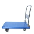 thumbnail image 4 of Hand Truck Upgraded Foldable Push Cart Dolly 660 lbs Capacity Moving Platform Hand Truck Heavy Duty Space Saving Collapsible Swivel Push Handle Flat Bed Wagon, 4 of 20