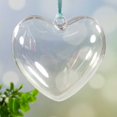 thumbnail image 3 of maskred 10PCS 6CM Plastic Balls Heart Shape Baubles Box Small Durable Lightweight Waterproof Decoration Accessory Wedding, 3 of 7
