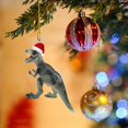 thumbnail image 5 of Gibobby 1 Paquete de Espejo de Coche Colgante Decoración Enano Coche Ornamento Regalo Navidad Dinosaurio Estatua Artesanía Colgante Accesorios(E), 5 of 5