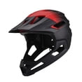 thumbnail image 1 of Casco de bicicleta Sharpla de cara completa negro rojo, 1 of 8