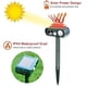 thumbnail image 2 of sweethay Repelente de animales sónico solar con sensor de luz LED intermitente Dispositivo de conducción de jardín al aire libre Repelente de insectos y plagas, 2 of 6