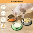 thumbnail image 5 of Pet Bowl Base de goma antideslizante de acero inoxidable Dog Bowl Cat Bowl MFZFUKR CPB-DE-SSW2156-3, 5 of 5