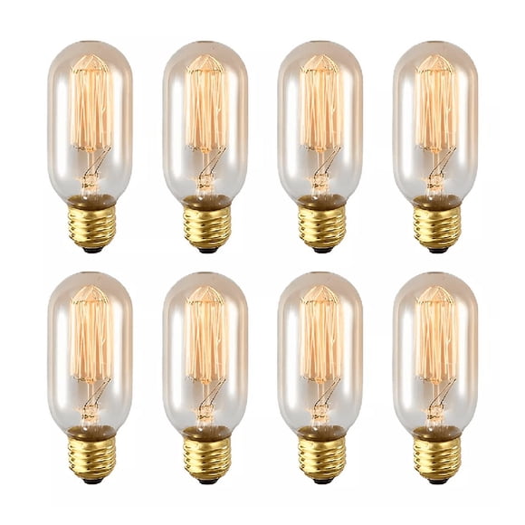 Focos Edison Led Luces Ámbar Bombillas E26/e27 8 pzs
