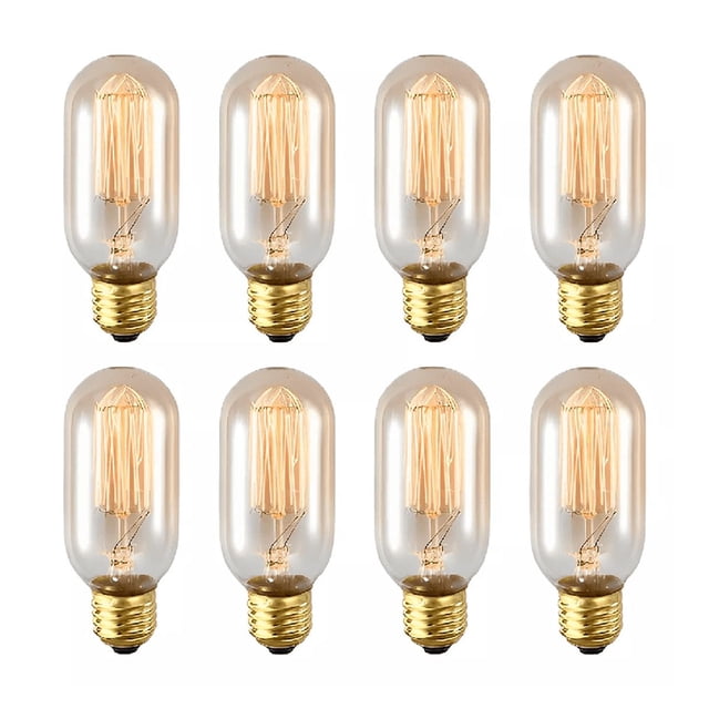 Focos Edison Led Luces Ámbar Bombillas E26/e27 8 pzs
