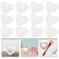 thumbnail image 1 of LEEYNEER Heart Shape Mirror Lens White 20Pcs 2.1X2.0X0.04In, 1 of 1