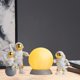 thumbnail image 5 of Estatua de , armario, librería, estatuil de espaciador de Amarillo dorado Sunnimix Figura estatua de astronauta, 5 of 8