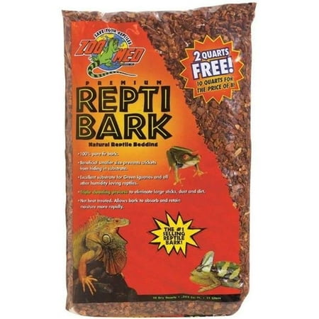 UPC: 0097612750102 | Zoo Med Premium Repti Bark Natural Reptile Bedding – 8 Quarts