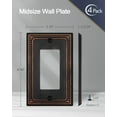 thumbnail image 4 of Metal Wall Plates, Switch Plates and Outlet Covers, Decorative Pearl Design, 4 of 10