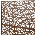 thumbnail image 6 of Tcbosik 76"H x 48"W Metal Privacy Screen, Decorative Privacy Fence, Freestanding Privacy Panel for Balcony, Patio, Deck, Garden, Backyard, Brown, 6 of 8