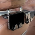 thumbnail image 3 of 2 Pieces Automotive Hooks Set, Headrest Hooks Set, Each with Two Hooks, Phones Bracket Car Back Seat Bags Clothes Umbrella Hangers Car Accessories, 3 of 9