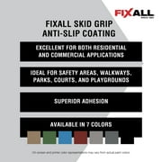 Skid Grip Anti-Slip Floor Coating, Slip-Resistant Pavement, Cement and Concrete Paint, Camel, 1 Gallon