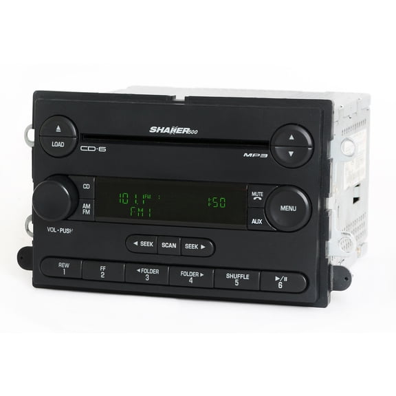 Restored Ford Mustang 2007 AM FM 6 Disc CD Shaker 500 Radio 7R3T18C815NB (Refurbished)