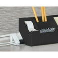 thumbnail image 6 of Bostitch Konnect™ 9-Piece Desktop Organizer Kit , Includes Cable Management Rails, Charging Phone Dock, Tape Dispenser, Sticky Notes, Storage Bins, Black (KT-CKIT2-BLK), 6 of 8