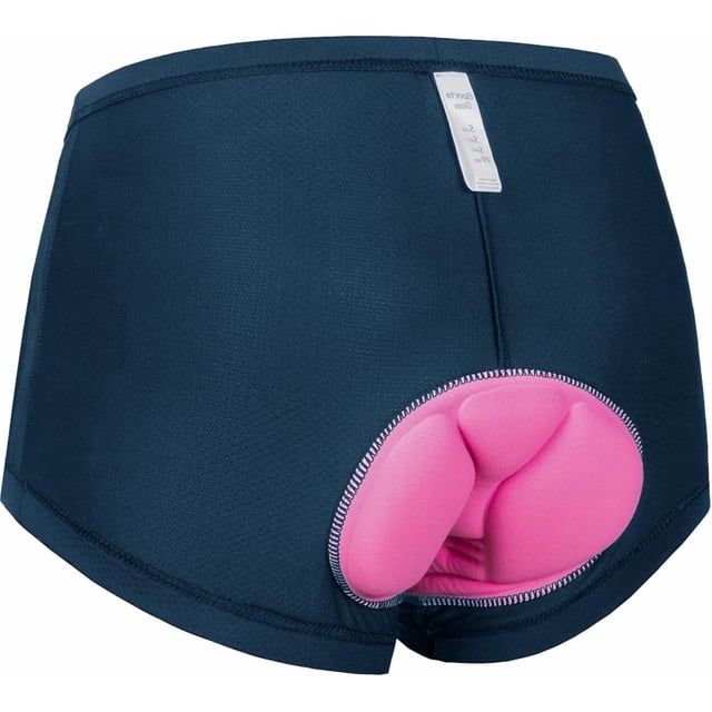 Leopatrix Ropa Interior de Bicicleta Acolchada 4D para Mujer Shorts de Ciclismo de Bicicleta Calzoncillos para Andar en Bicicleta Shorts Interiores de Ciclismo para Mujer