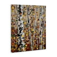 thumbnail image 2 of Stupell Industries Autumn Birch Trees Abstract Leaves Landscape Painting Gallery Wrapped Canvas Print Wall Art, 2 of 5