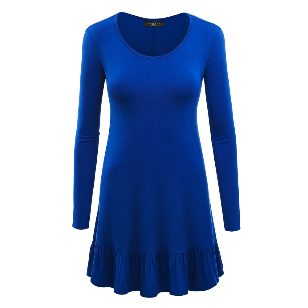 ruffle sleeves long frock