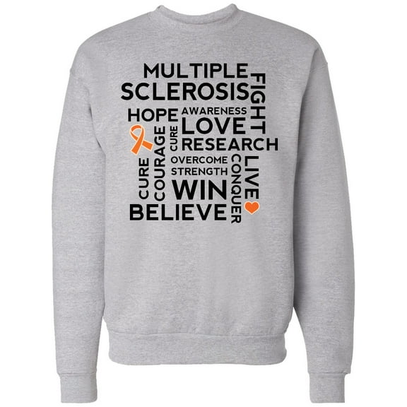 Inktastic Multiple Sclerosis Ms Awareness Walk Adult Sweatshirt