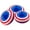 US Flag, variant on 3 Pack Floating Drink Holders for Pool Inflatable Drink Holder Drink Floats for Pool Party