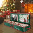 thumbnail image 4 of AYktou Wrapping Paper Organizer Storage-41*14*6in Tear-Resistant Fabric Gift Wrapping Organizer Storage with Inner Pockets,Wrapping Paper Storage Box for Gift Paper and Holiday Accessories, 4 of 9