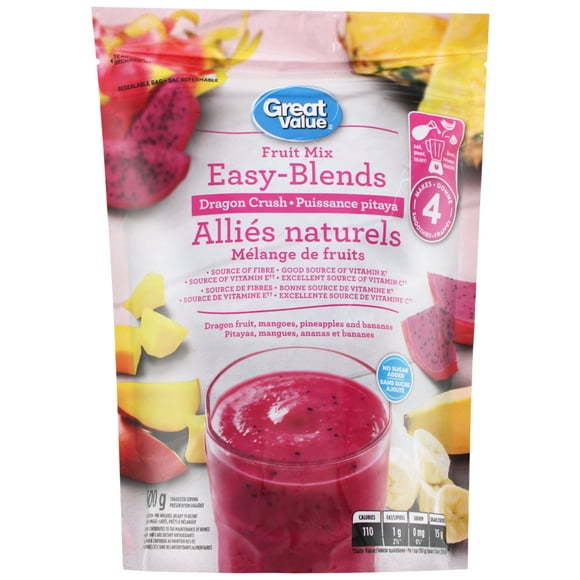 Great Value Easy-Blends Dragon Crush Fruit Mix, 600 g