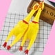 thumbnail image 5 of Paquete de 3 juguetes para perros con pollo chillón, juguete de pollo de goma amarilla, pollo de goma novedoso y duradero para perros, pollos de goma, 5 of 5